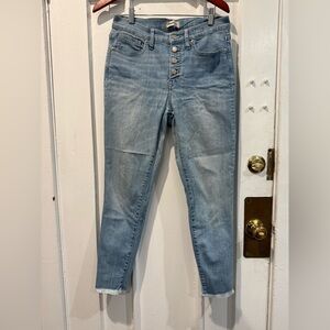 Madewell High Rise Light Blue Jeans